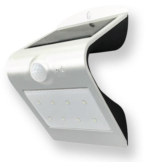 Aplique con panel solar LED 1.5W de Roblan