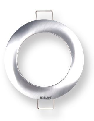 Aro redondo empotrable para dicroicas GU10 de Roblan