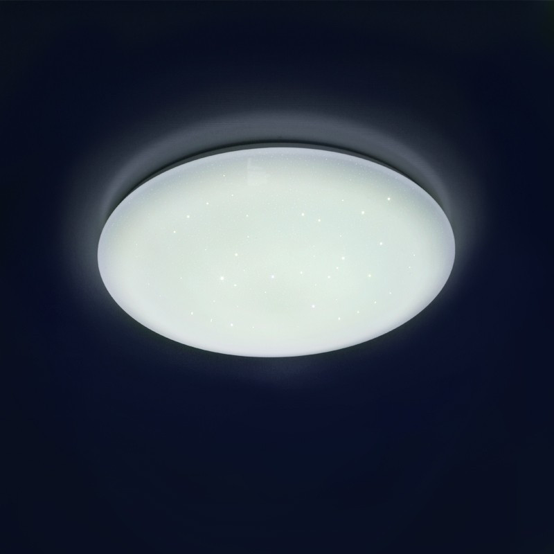 Plafón redondo SEVER ESTRELLAS regulable de Cristal Record