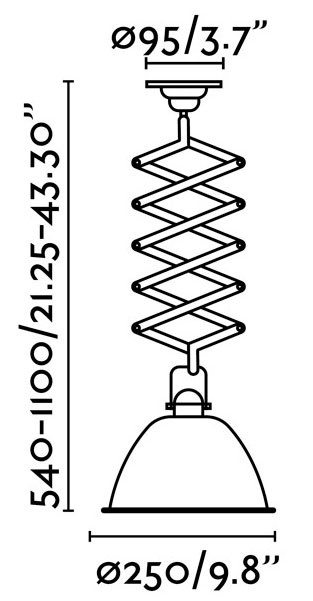 Lámpara colgante MOU de Faro