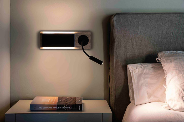 Aplique MOOD con lector 2x3W de Faro Barcelona