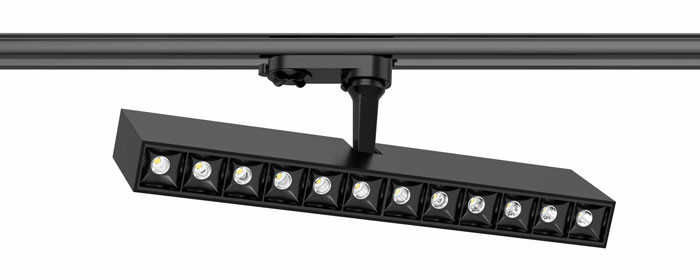 Proyector de carril ALFA 32W 220-240V 45º de Beneito Faure