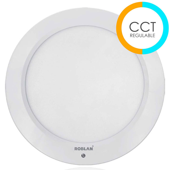 Downlight LED L PANEL SENSOR CCT regulable 18W de Roblan