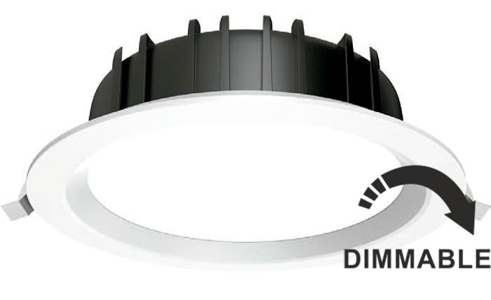 Downlight LED Redondo 28W dimmable de Roblan