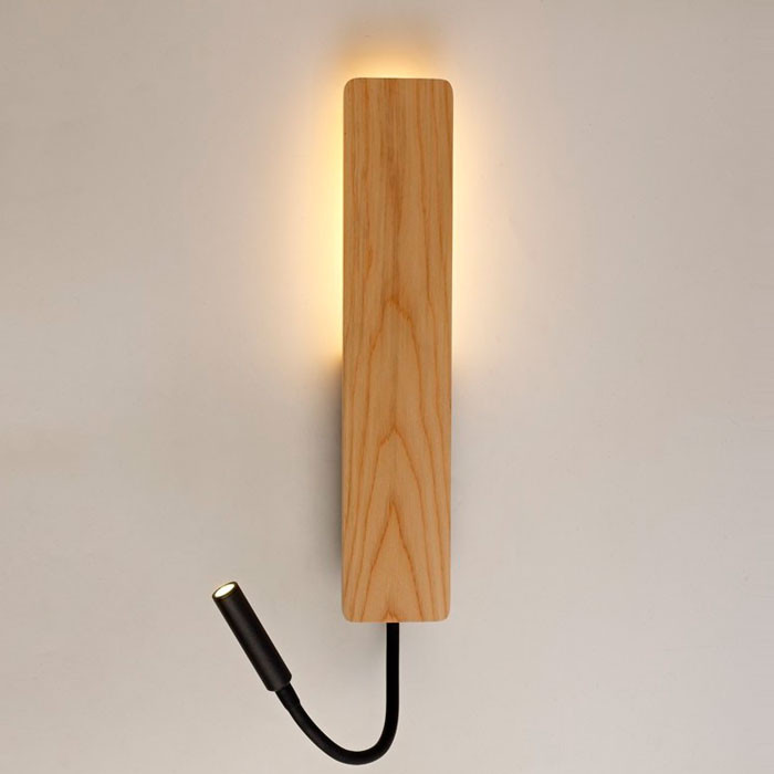 Aplique con lector y USB RENOIR 5W de Cristal Record