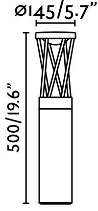 Baliza TWIST 10W de Faro Barcelona
