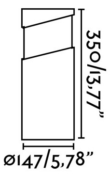 Aplique exterior BLOCK de Faro Barcelona
