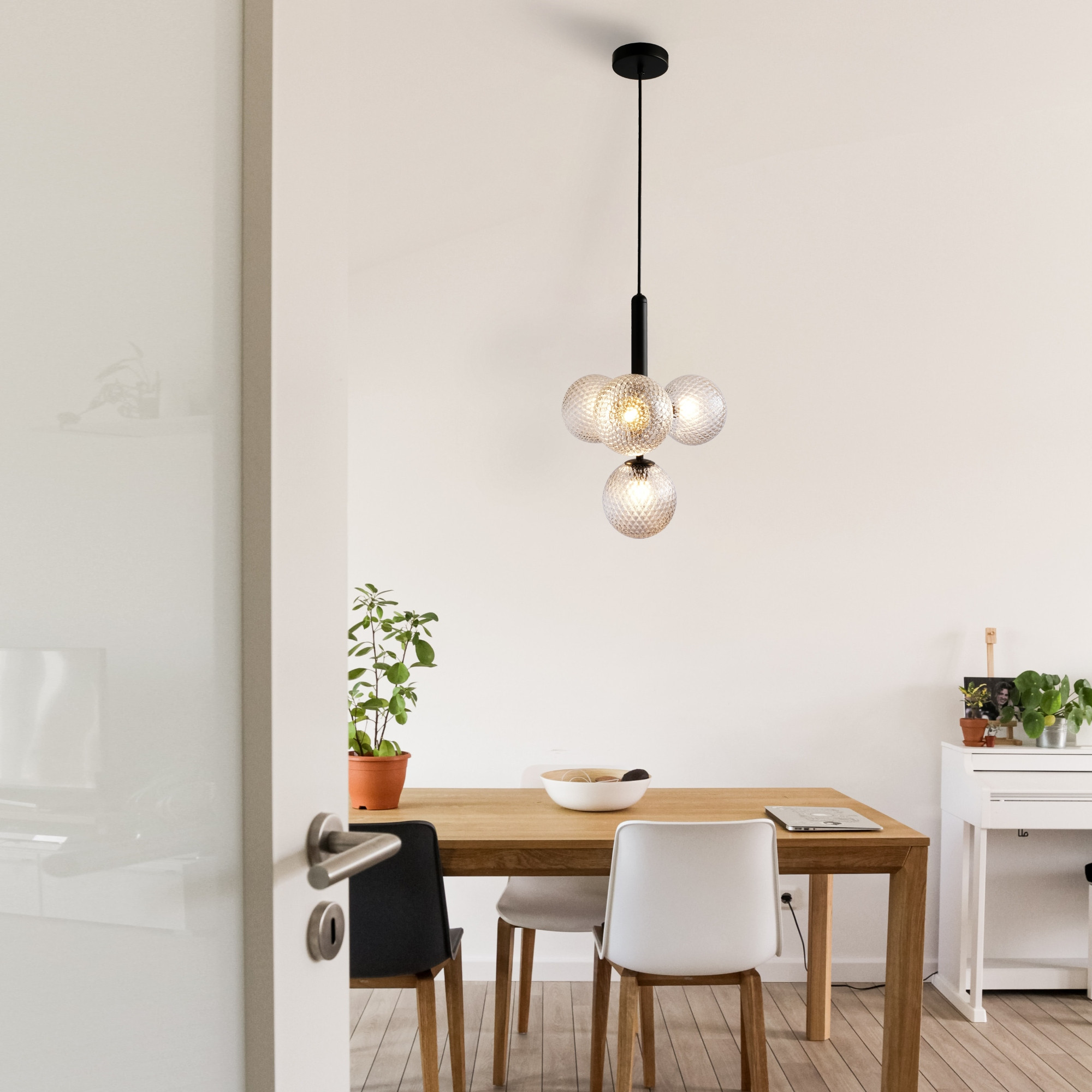 Lámpara colgante 4 bolas MUSA de Sulion