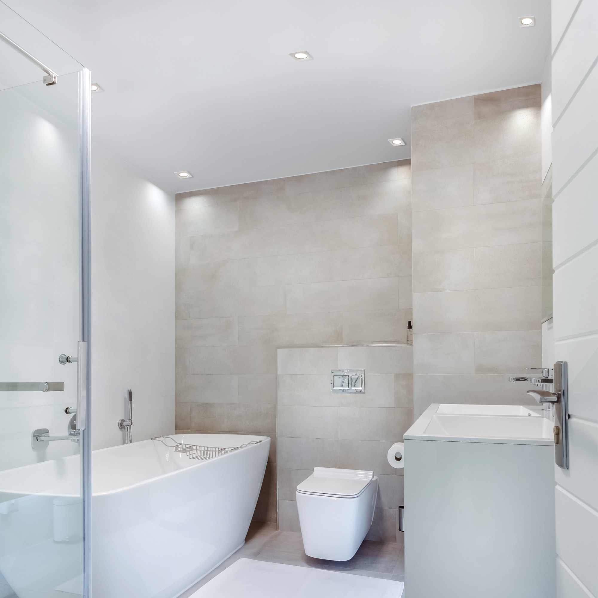 Downlight LED DOUCHE 7W cuadrado de Sulion