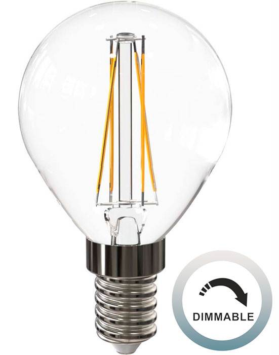 Esférica LED VINTAGE 4W dimmable de Roblan