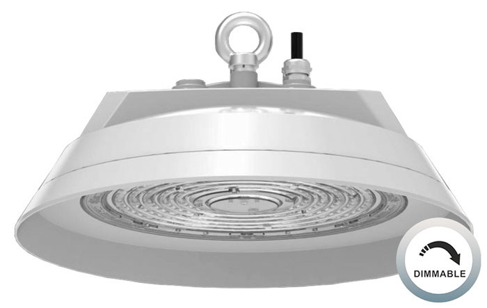Campana LED dimmable para áreas limpias MHL NSF 150W de Roblan