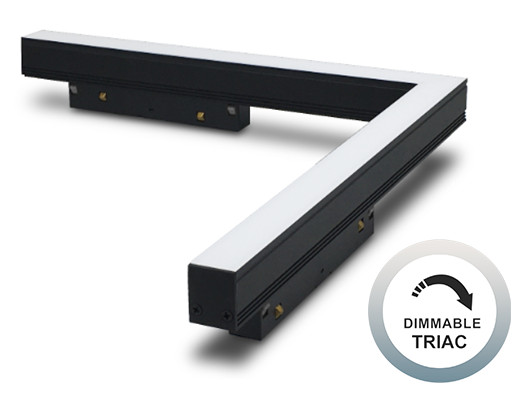 Ángulo difusor LED para carril magnético 16 W de Mantra