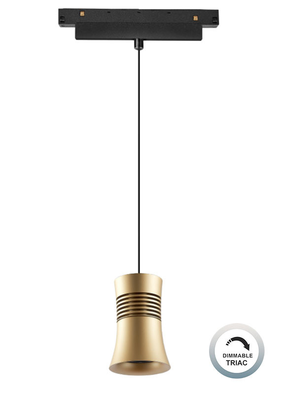 Lámpara colgante LED MAGNETO 12W dimmable TRIAC de Mantra