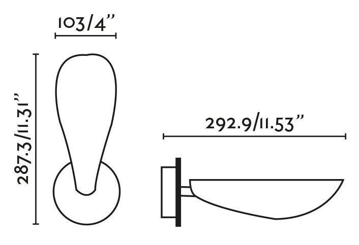 Aplique LIGGERA G9 de Faro Barcelona