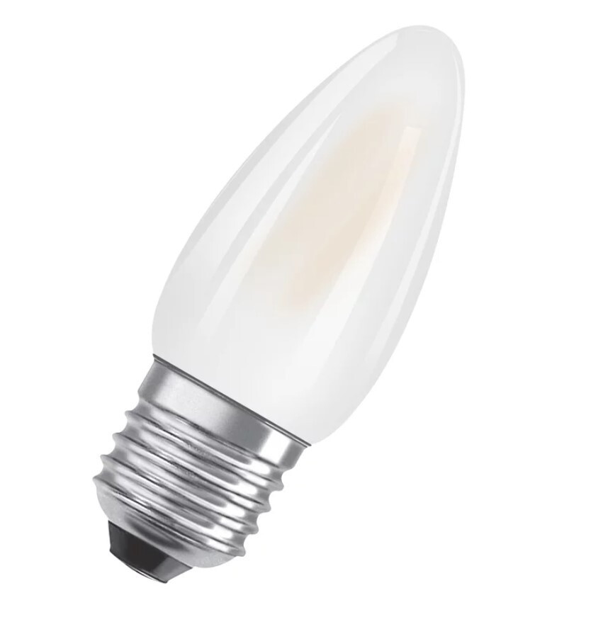 430525 LAMPARA VELA LED E27 4,8W 2700K MATE REGULABLE