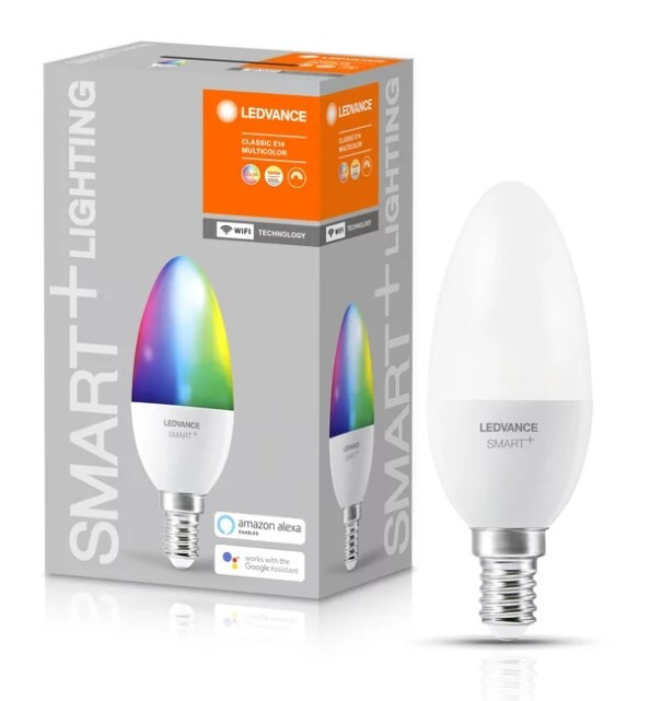 485570 LAMPARA SMART VELA LED 5W E14 RGB+W LEDVANCE