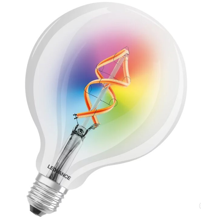 609938 LAMPARA SMART GLOBO FIL LED 4,5W E27 125mm RGB+W LEDVANCE