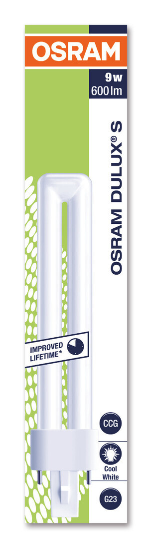 010588 DULUX S "OSRAM" G23 9W/840