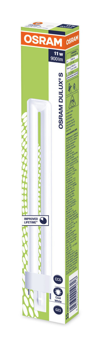 010618 LAMPARA PL DULUX S OSRAM G23 11W/840