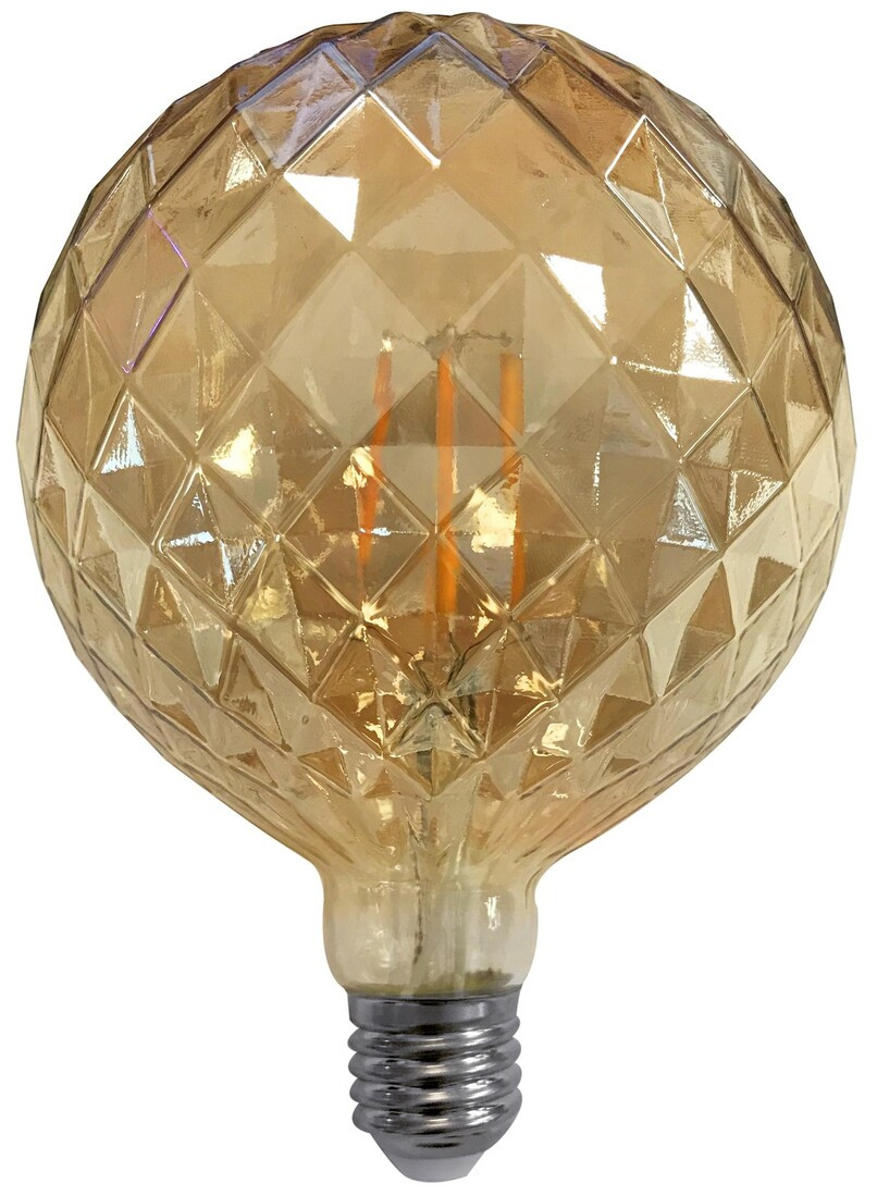 2601982 LAMPARA GLOBO PIÑA FIL LED AMBAR 4W F-BRIG