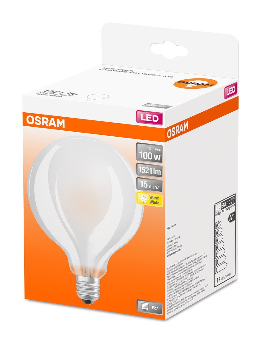808515 LAMPARA GLOBO FIL LED MATE 11W E27 2700K