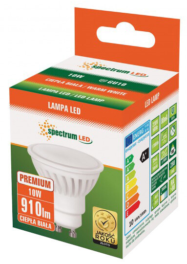 WOJ14309 LAMPARA DICROICA LED GU10 10W CERAM 4000K