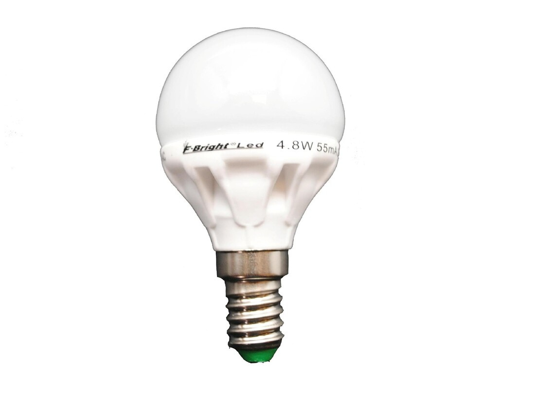 2601240 LAMPARA ESFER LED CERAMICA 5,5W E14 3000K