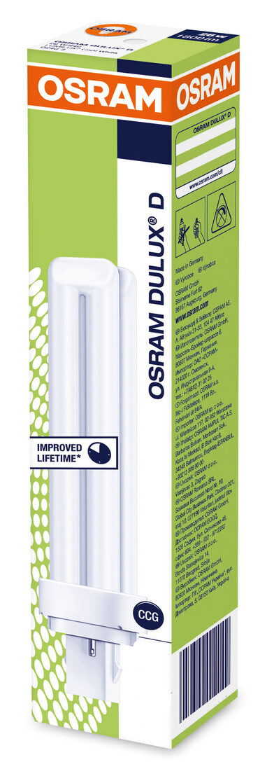010625 LAMP. OSRAM DULUX D G24d-1 13W/840
