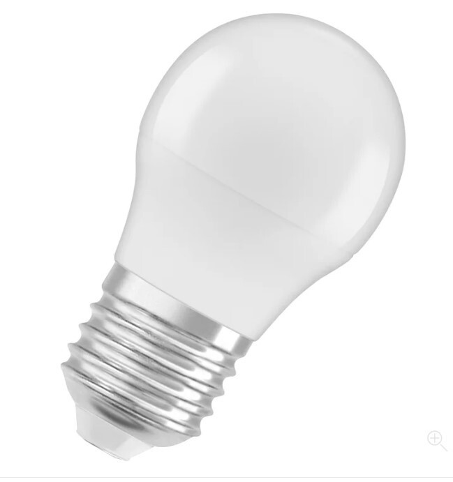 021961 LAMPARA ESFERICA LED E27 4,9W 6500K STAR OSRAM