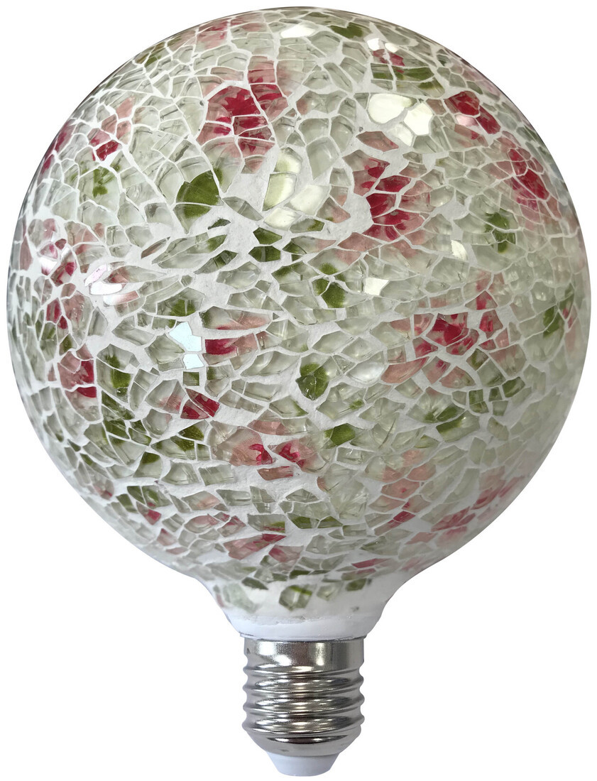 2601966-RO LAMPARA LED TIFFANY E27 4W ROSA