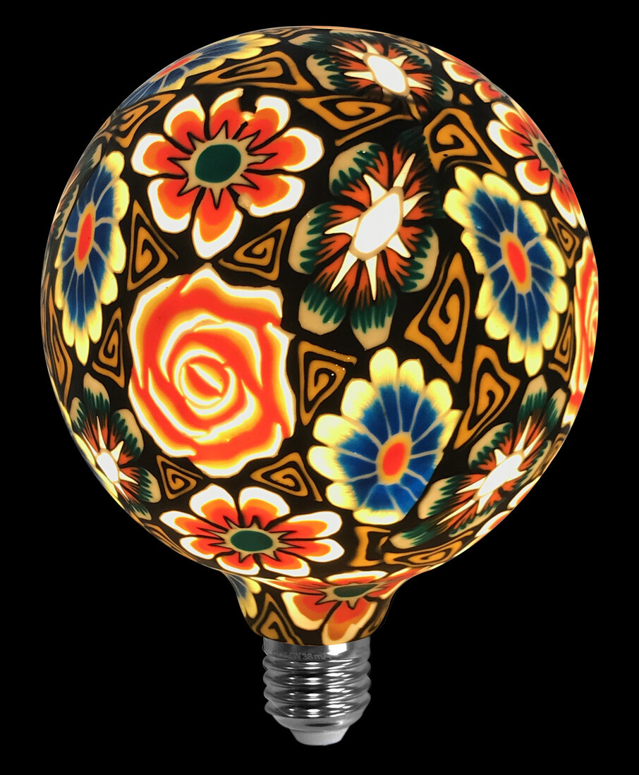 2601293 LAMPARA LED GLOBO HOJA VERDE E27 4W 3000