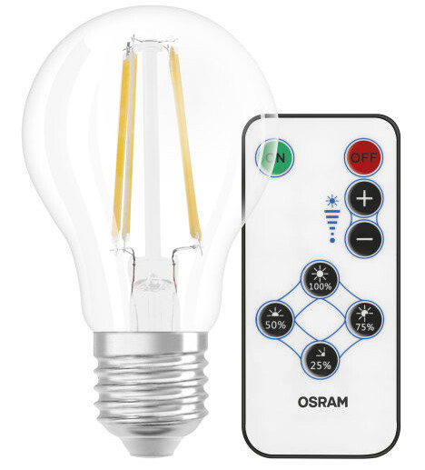 269644 LAMPARA STANDARD FIL LED REG C/MANDO E27 7W 2700K RETROFIT OSRAM