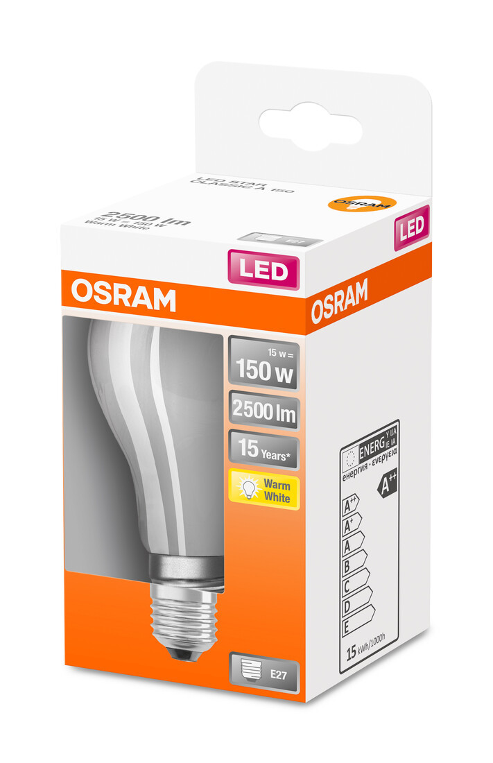 305014 LAMPARA STANDARD FIL LED MATE E27 16W 2700K RETROFIT OSRAM