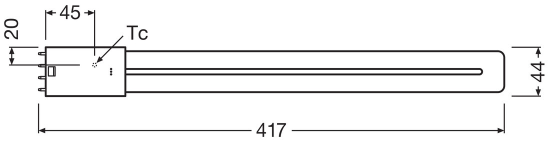 557833 LAMPARA PL DULUX L LED 18W 2G11 4000K OSRAM
