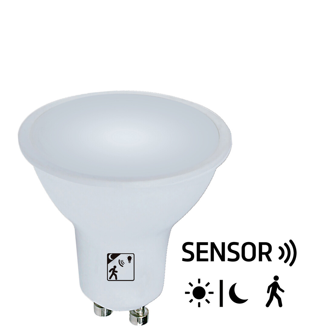 81.206/MCR/BL LAMPARA LED GU10 5W 4000K SENSOR ELECTRO DH