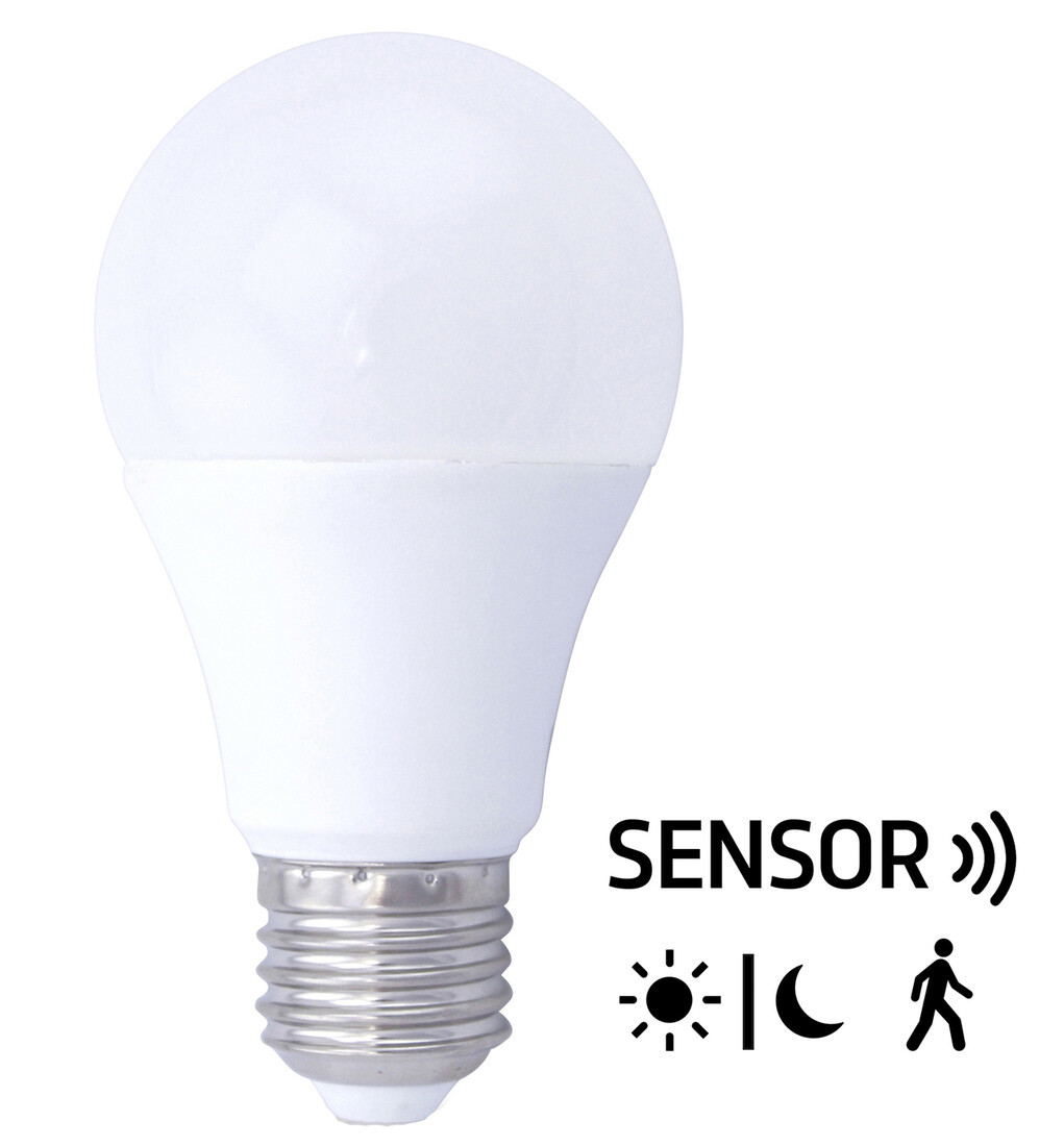 200680004 LAMPARA STANDAR LED SENSOR+CREPUSCULAR 9W 3000K