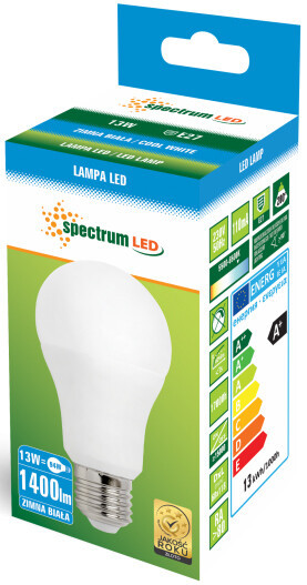 WOJ13891 LAMPARA STANDARD LED 13W E27 6500K SPECTR