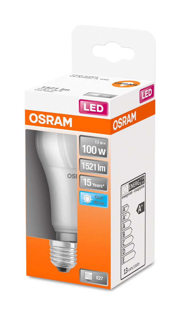 304253 LAMPARA STANDARD LED E27 13W 4000K STAR OSRAM