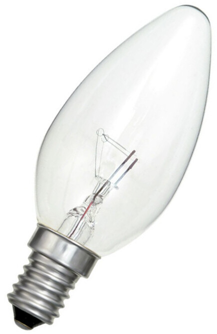 13742 LAMPE À BOUGIE CLAIRE 40W E14 230V RENFORCÉE EN