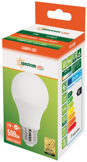WOJ13900 LAMPARA STANDARD LED 7W E27 3200K 500Lm
