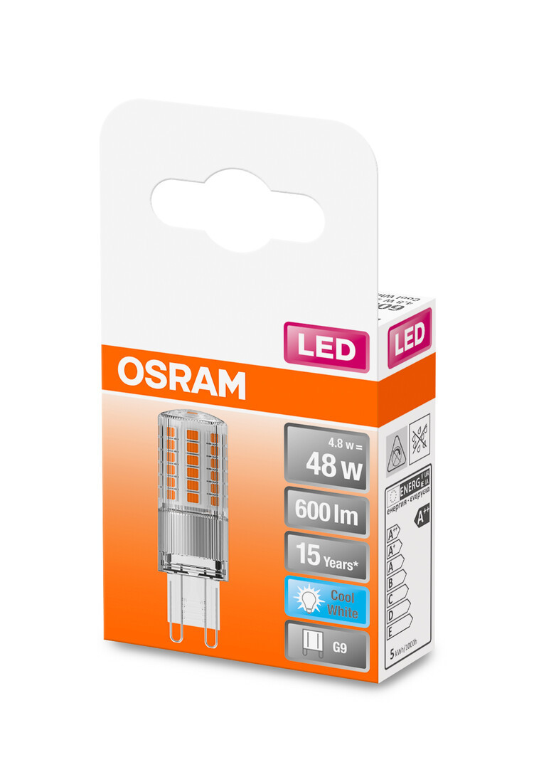 432482 LAMPARA LED G9 4,8W 4000K OSRAM