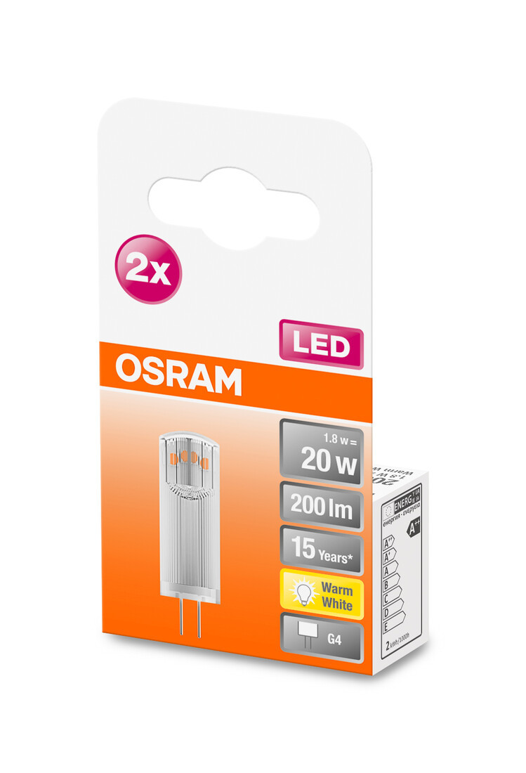 431966 LAMPARA LED G4 1,8W 2700K 12V OSRAM