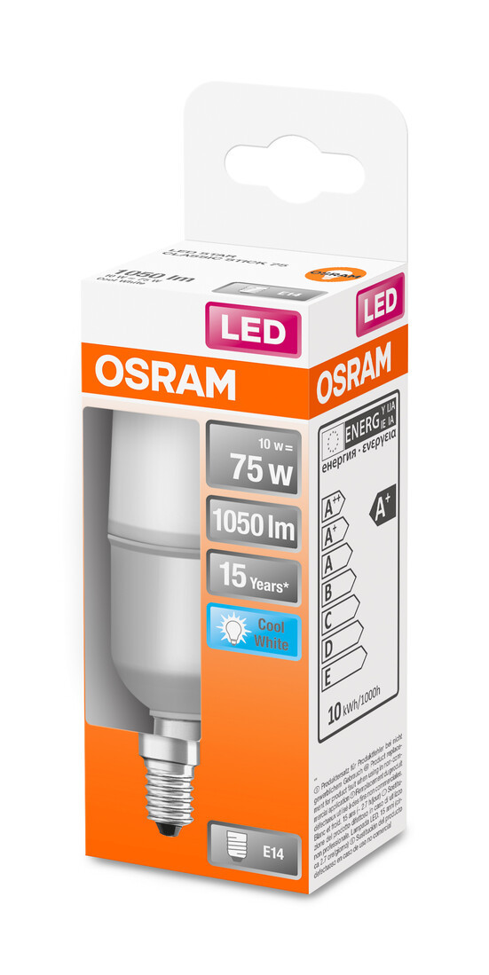 428409 LAMPARA TUBULAR STICK LED E14 10W 4000K STAR OSRAM