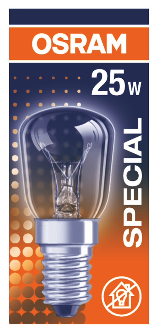 LAMPARA PEBETERA FRIGORIFICO OSRAM E14 25W