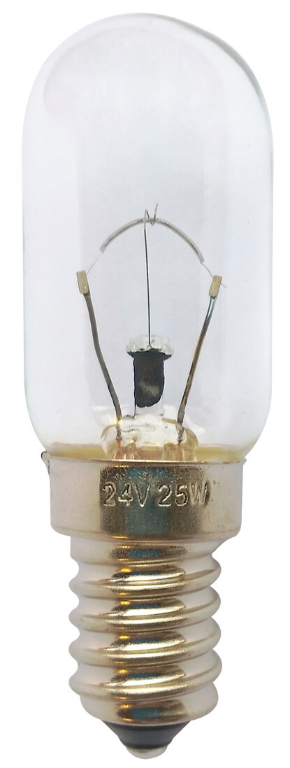 LAMPARA TUBULAR BAJO VOLTAJE E14 25W 24V 22x65mm