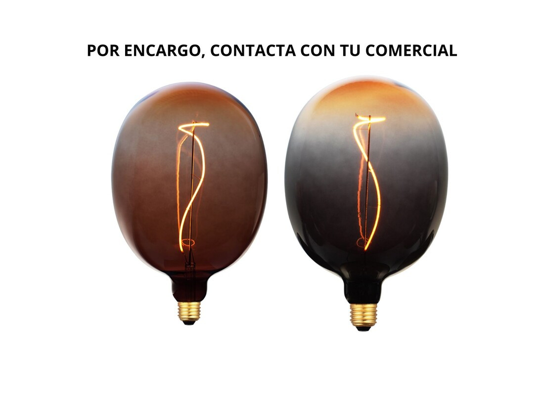 2601271-V LAMPARA G175 FILAMENTO LED DECORATIVO E27 4W 1800K 150Lm VERDE NARANJA EB