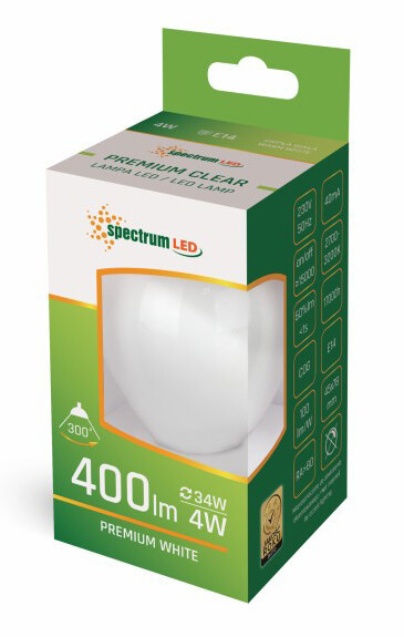 WOJ14073 LAMPARA ESF LED MATE CRISTAL 4W E14 2700K