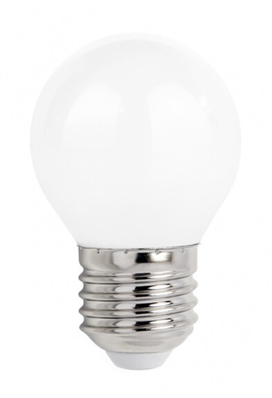 WOJ+14337 LAMPARA ESFERICA LED MATE CRISTAL 4W E27 4000K SPECTRUM