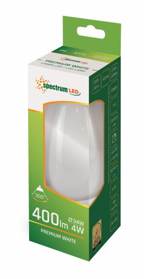 WOJ14069 LAMPARA VELA LED MATE CRISTAL 4W 2700K