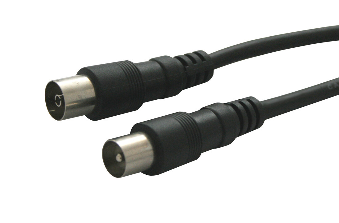 2600916 5m PROLONGACION COAXIAL NEGRO GSC
